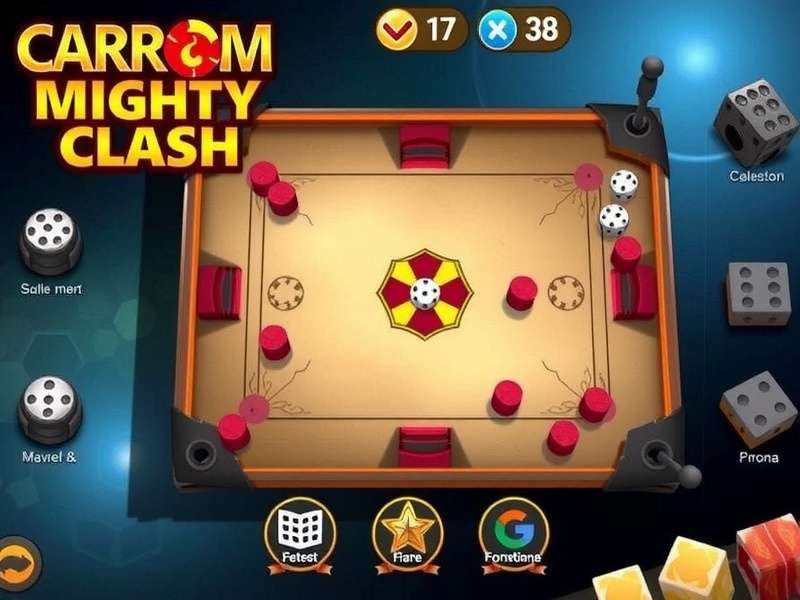 Carrom Mighty Clash Game Controls